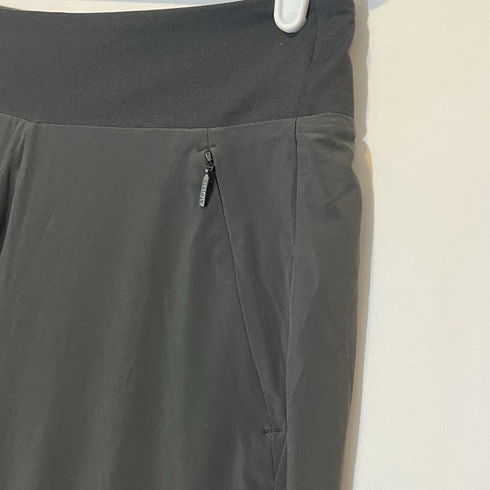 Athleta Women’s Jogger Size 8 Gray Lined Mid Rise Pockets Stretch - Picture 10 of 15